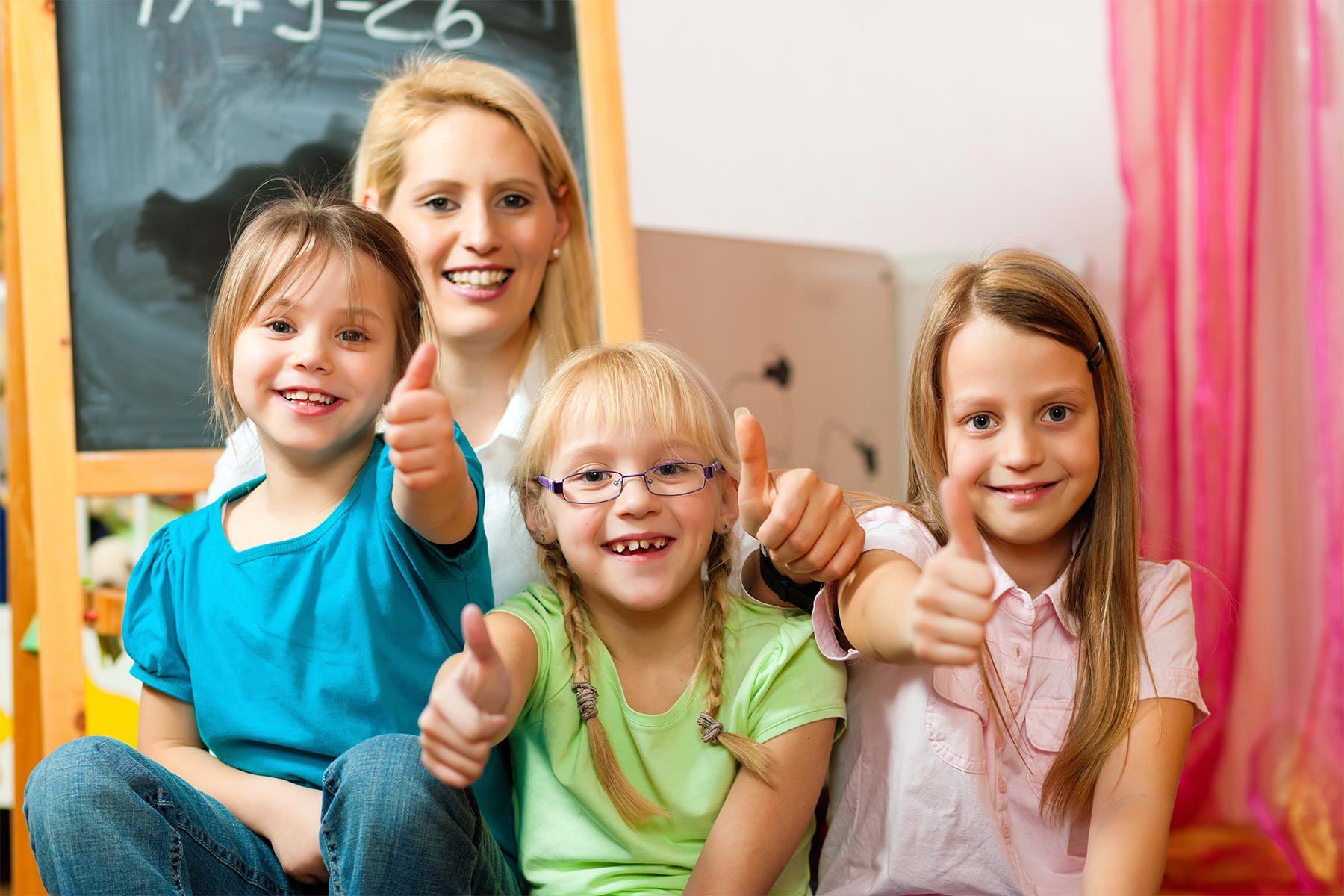 Children playing and learning at Gems Learning Academy